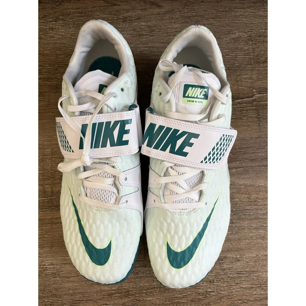 Nike High Jump Elite Track Shoes Barely Green Men’s Sz 9.5 FZ9536-100